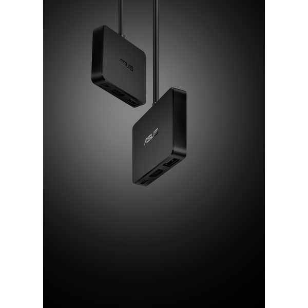 ASUS Dual 4K USB-C Dock - Wired - USB 3.2 Gen 2 (3.1 Gen 2) Type-C - 10,100,1000 Mbit/s - Black - 3840 x 2160 pixels - 144 Hz - Image 3