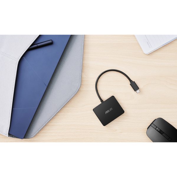 ASUS Dual 4K USB-C Dock - Wired - USB 3.2 Gen 2 (3.1 Gen 2) Type-C - 10,100,1000 Mbit/s - Black - 3840 x 2160 pixels - 144 Hz - Image 7
