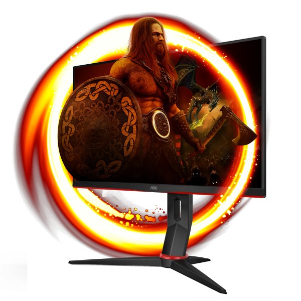 AOC Q24G2A/BK 24IN IPS 2560X1440 - Flat Screen - 5 ms - Image 2