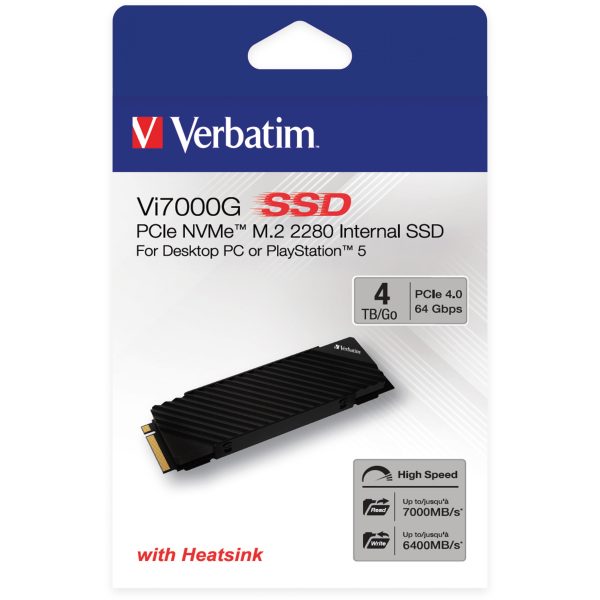Verbatim Vi7000 PCIe NVMe M.2 SSD 4TB - Image 2