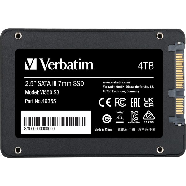 Verbatim Vi550 S3 2.5" SSD 4TB - Image 4