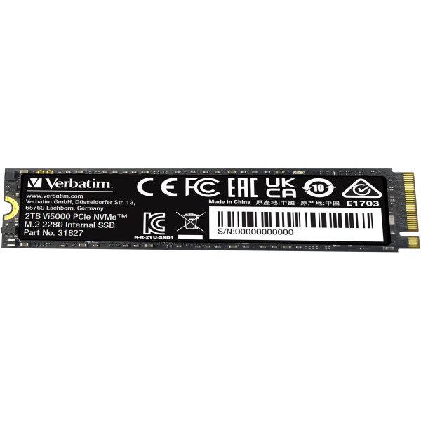 Verbatim Vi5000 M.2 SSD 2TB PCIe4 NVMe 31827 - Image 4
