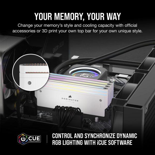 Corsair DIMM 32 GB DDR5-6000 2x 16 Dual-Kit weiss CMP32GX5M2B6000C30W Dominator - 32 GB - DDR5 - Image 12