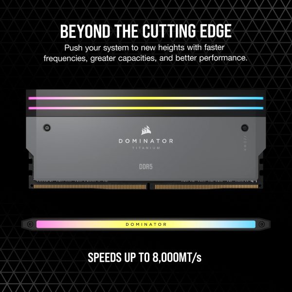 Corsair DDR5-RAM Dominator Titanium 6000 MHz 2x 32 GB - 64 GB - DDR5 - Image 5