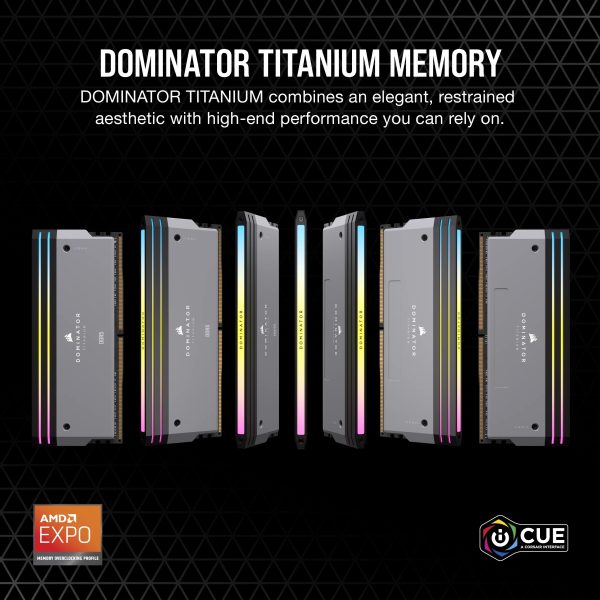 Corsair DDR5-RAM Dominator Titanium 6000 MHz 2x 32 GB - 64 GB - DDR5 - Image 8