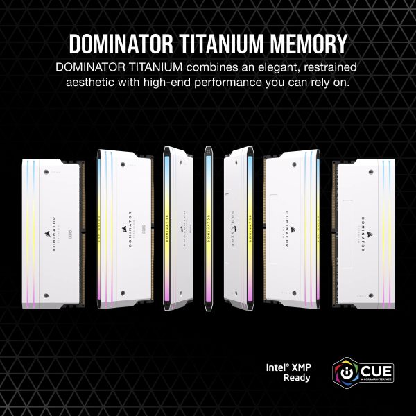 Corsair DOMINATOR TITANIUM RGB DDR5 6000MT/s 64GB 4x16GB White - 64 GB - Image 6