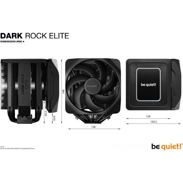 Be Quiet! Dark Rock Elite schwarz - Processor cooler - AMD Socket AM4 (Ryzen) - Image 3