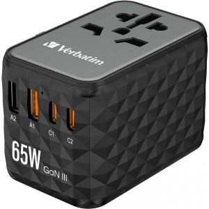 Verbatim GaN III Universal Reise Adapter 65W