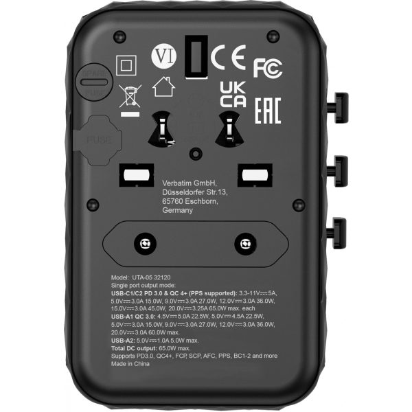 Verbatim GaN III Universal Reise Adapter 65W - Image 5