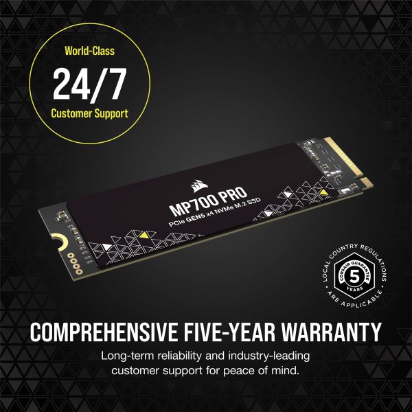 Corsair SSD Corsair MP700 PRO M.2 1TB PCIe 5x4 2280 - Image 8