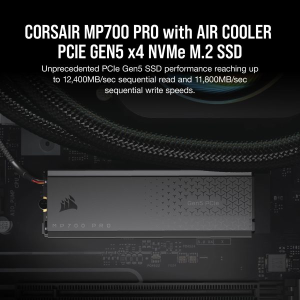 Corsair SSD MP700 PRO M.2 2TB PCIe 5x4 w/HS 2280 - Image 6