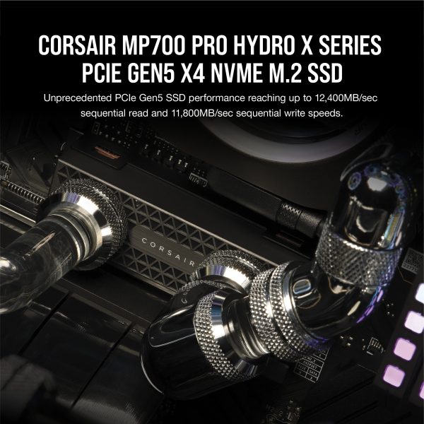 Corsair SSD MP700 PRO M.2 2TB PCIe 5x4 Hydro 2280 - Image 10
