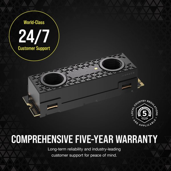 Corsair SSD MP700 PRO M.2 2TB PCIe 5x4 Hydro 2280 - Image 8