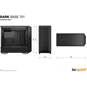 Be Quiet! Geh Dark Base 701 Black