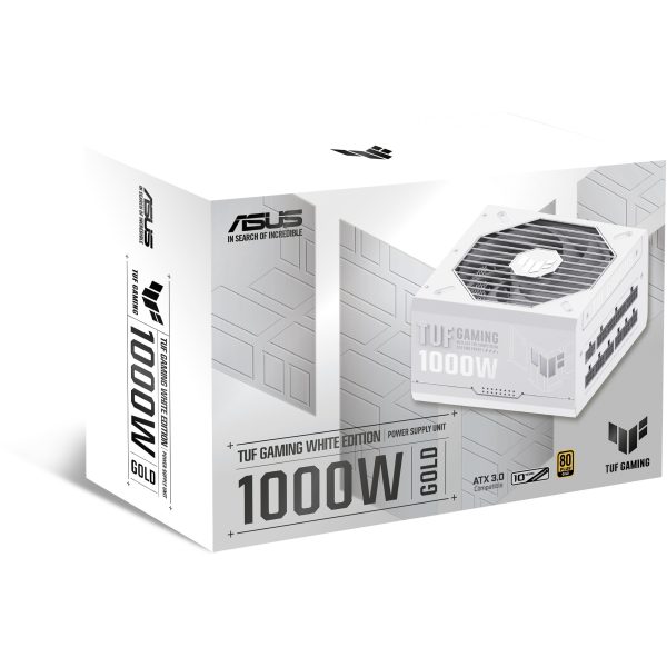ASUS TUF Gaming 1000W Gold PSU White Edition - Image 2