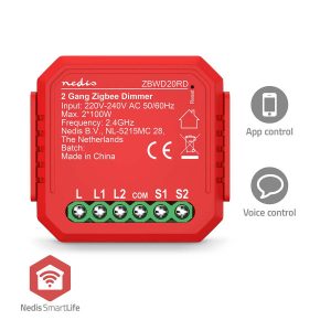 SmartLife Power Switch | Zigbee 3.0 | 2x100 W | Terminal Connection | App available for: Android™ / IOS