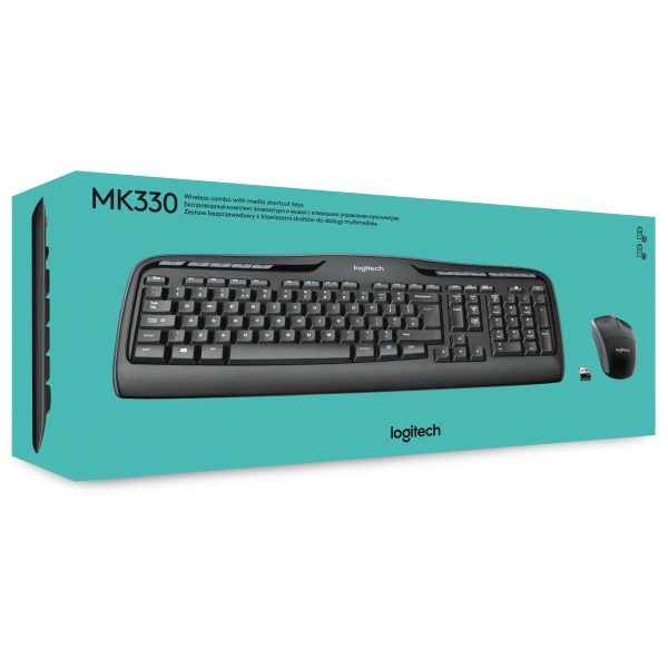 Logitech Wireless Combo MK330 - Keyboard - 1,000 dpi - Image 4