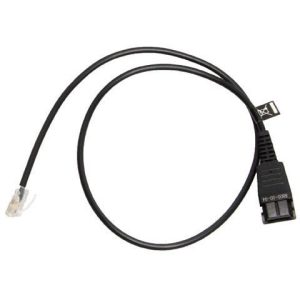 Jabra 8800-00-94 0.5m Transparent - Black telephony cable