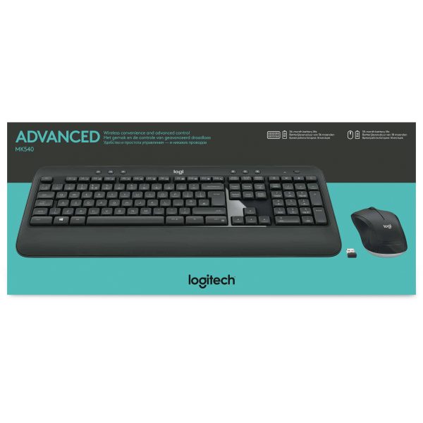 Logitech MK540 Advanced RF Wireless QWERTZ German Black - White - Image 3