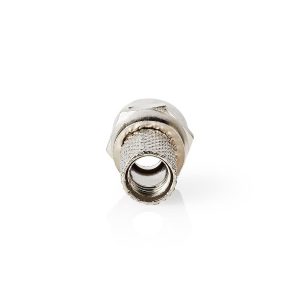 F Connector | Male | For 7.4mm Coaxial Cables | 25 pieces | Metal